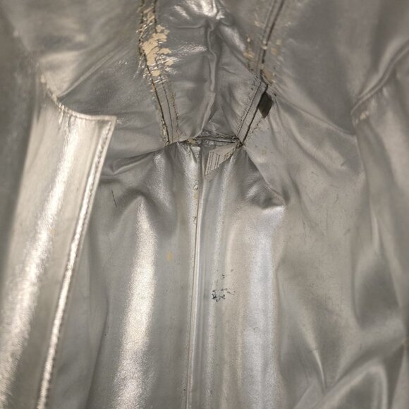 Michael Kors Metallic Silver Tote Bag Large Shopper - Picture 4 of 4